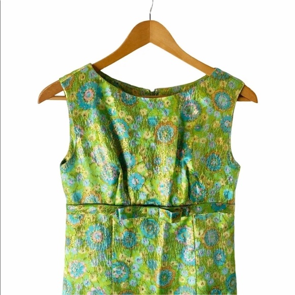 Vintage 1960s maxi dress flower power mod Floral - Picture 3 of 11